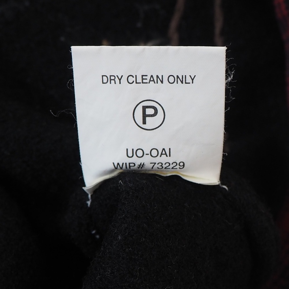 VTG Woolrich 100% Wool Vest Womens M Black Cabin Lodge Embroidered Button Up - Picture 15 of 16